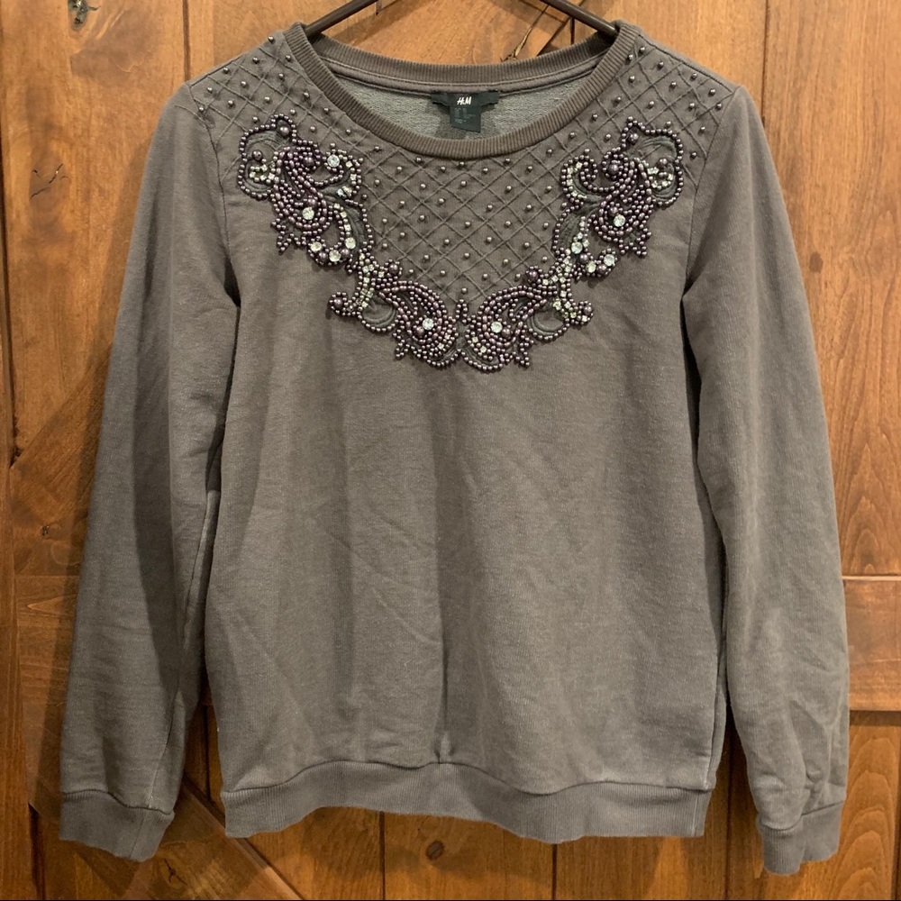 5/$25 📦 rhinestone beaded sweater